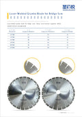 Universal Laser-Welded Diamond Blade